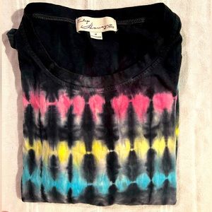 Vintage Havana tye die knotted tee